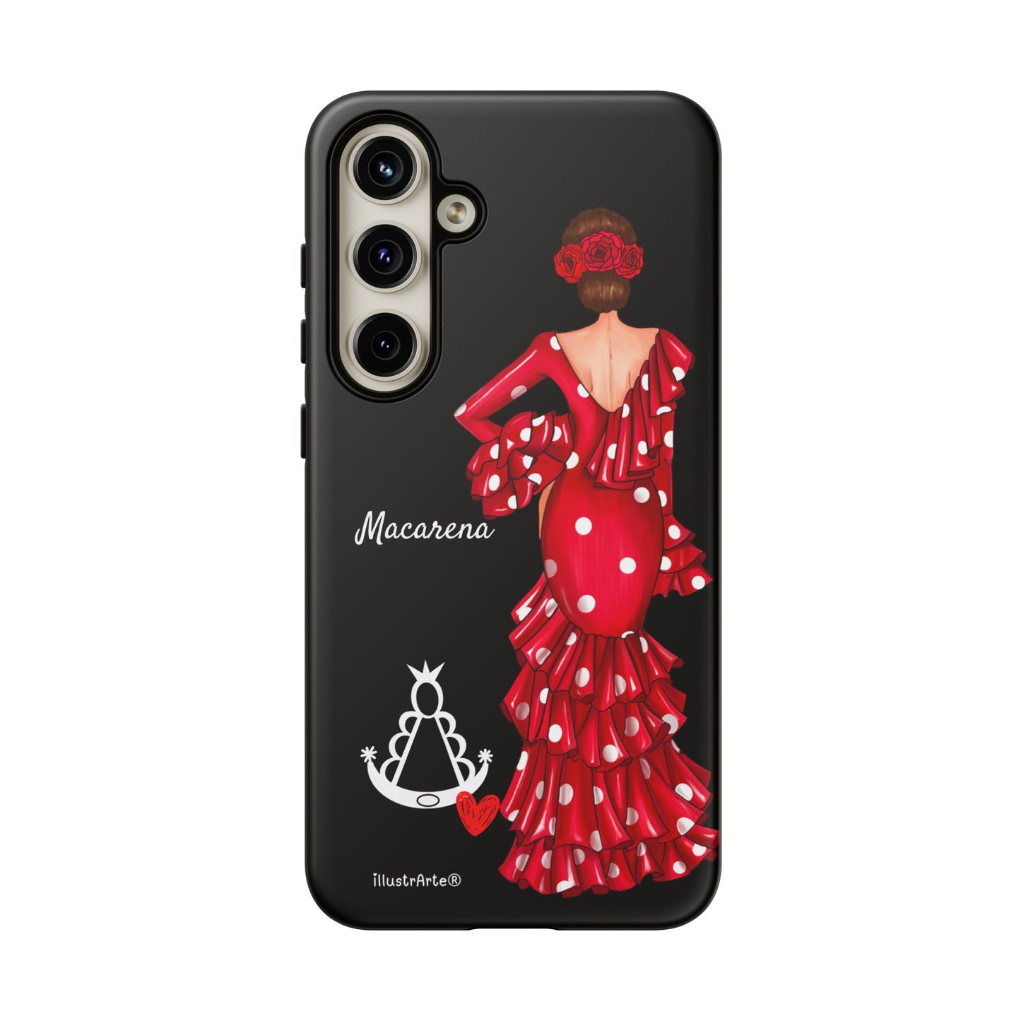 Macarena Custom Phone Case - Black - for iPhone, Samsung, Pixel