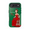Funda de teléfono personalizable Cayetana fondo verde – para iPhone, Samsung, Pixel