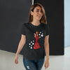 Camiseta Flamenca Personalizable “Pepa” – Diseño Flamenco Original – Camiseta Negra Mujer