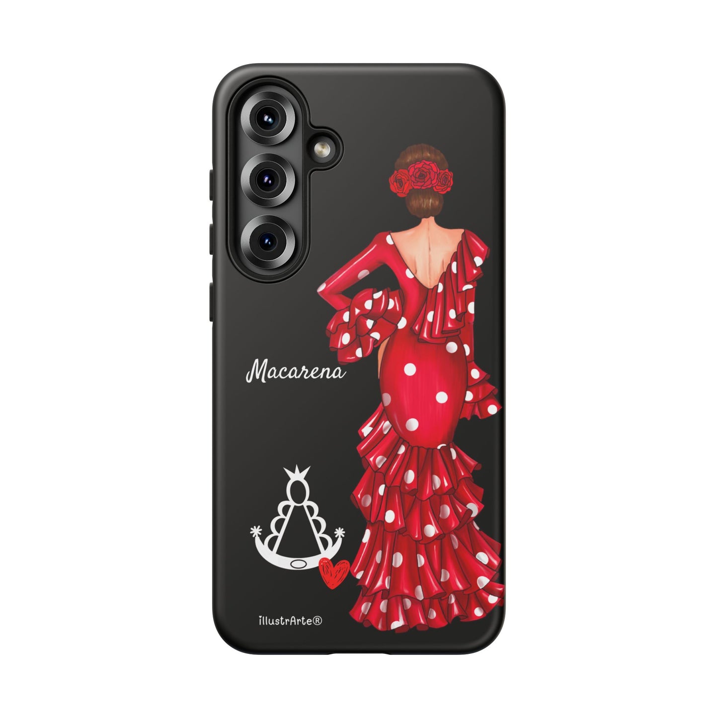 Macarena Custom Phone Case - Black - for iPhone, Samsung, Pixel