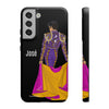 Personalized phone case featuring bullfighter José on a green background – for iPhone, Samsung, Pixel