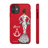 Funda de teléfono personalizable María blanco Virgen del Rocío – para iPhone, Samsung, Pixel