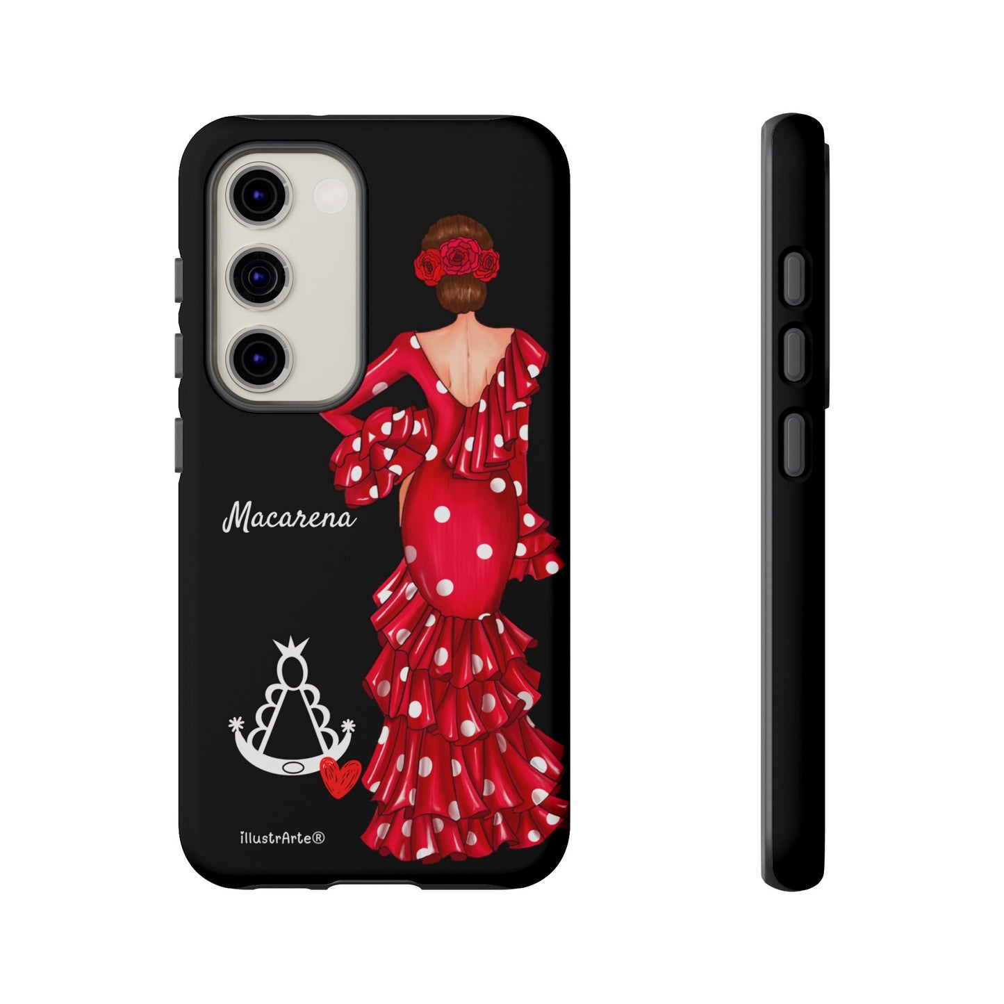 Macarena Custom Phone Case - Black - for iPhone, Samsung, Pixel