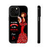 Funda de teléfono personalizable  - Modelo Pepa con frase Para iPhone, Samsung