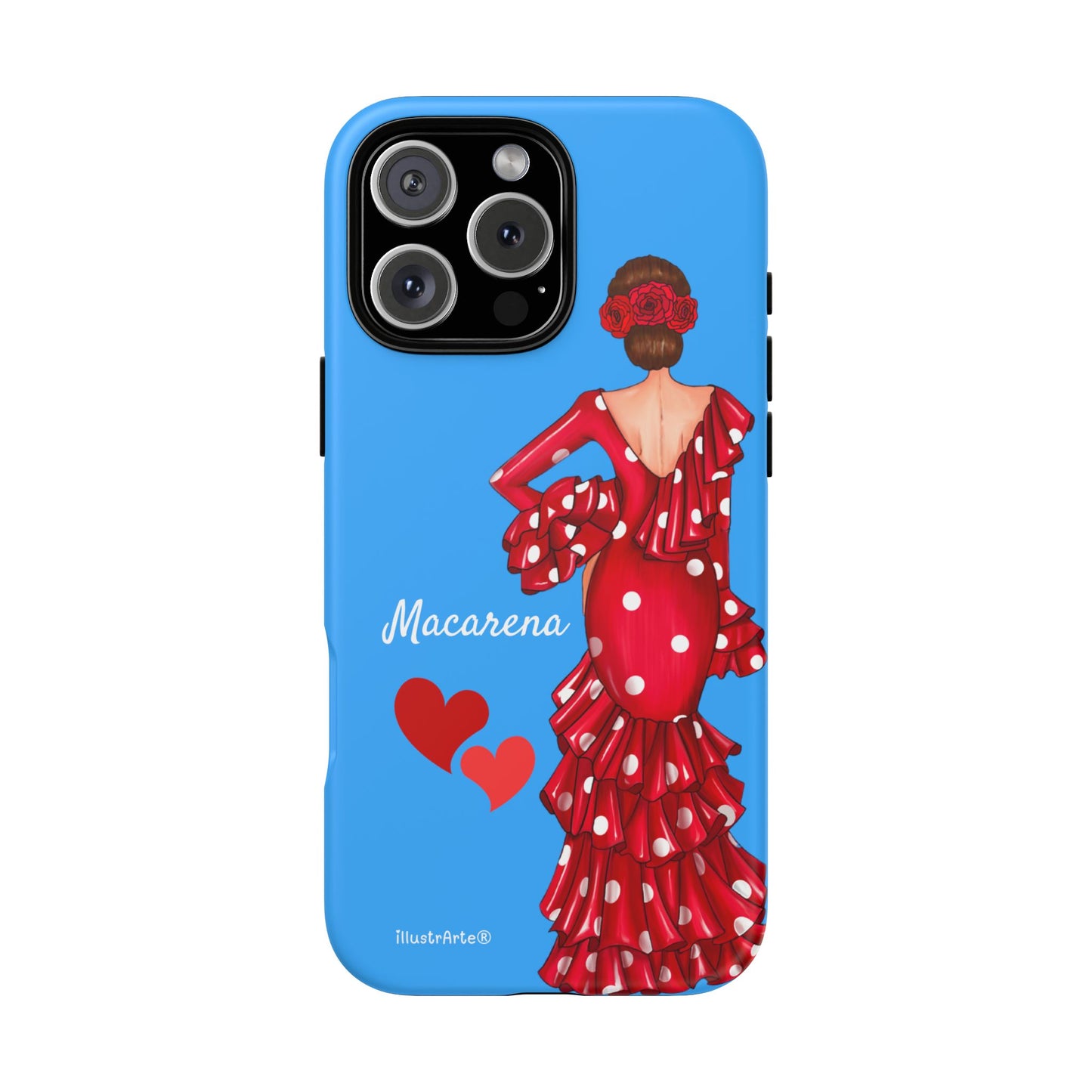 Personalized Macarena Blue Phone Case – for iPhone, Samsung, Pixel