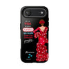 Funda de teléfono personalizable  - Modelo Macarena con frase  Para iPhone, Samsung Y Google Pixel