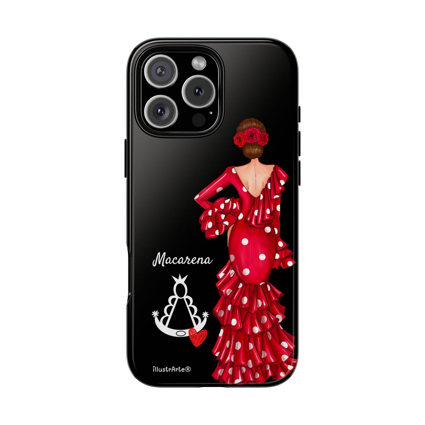 Macarena Custom Phone Case - Black - for iPhone, Samsung, Pixel