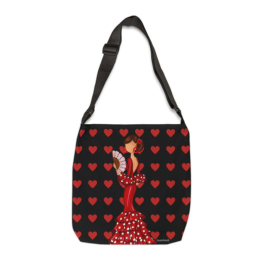Bolsa Personalizável com Alças Ajustáveis ​​- Modelo Pepa com corações