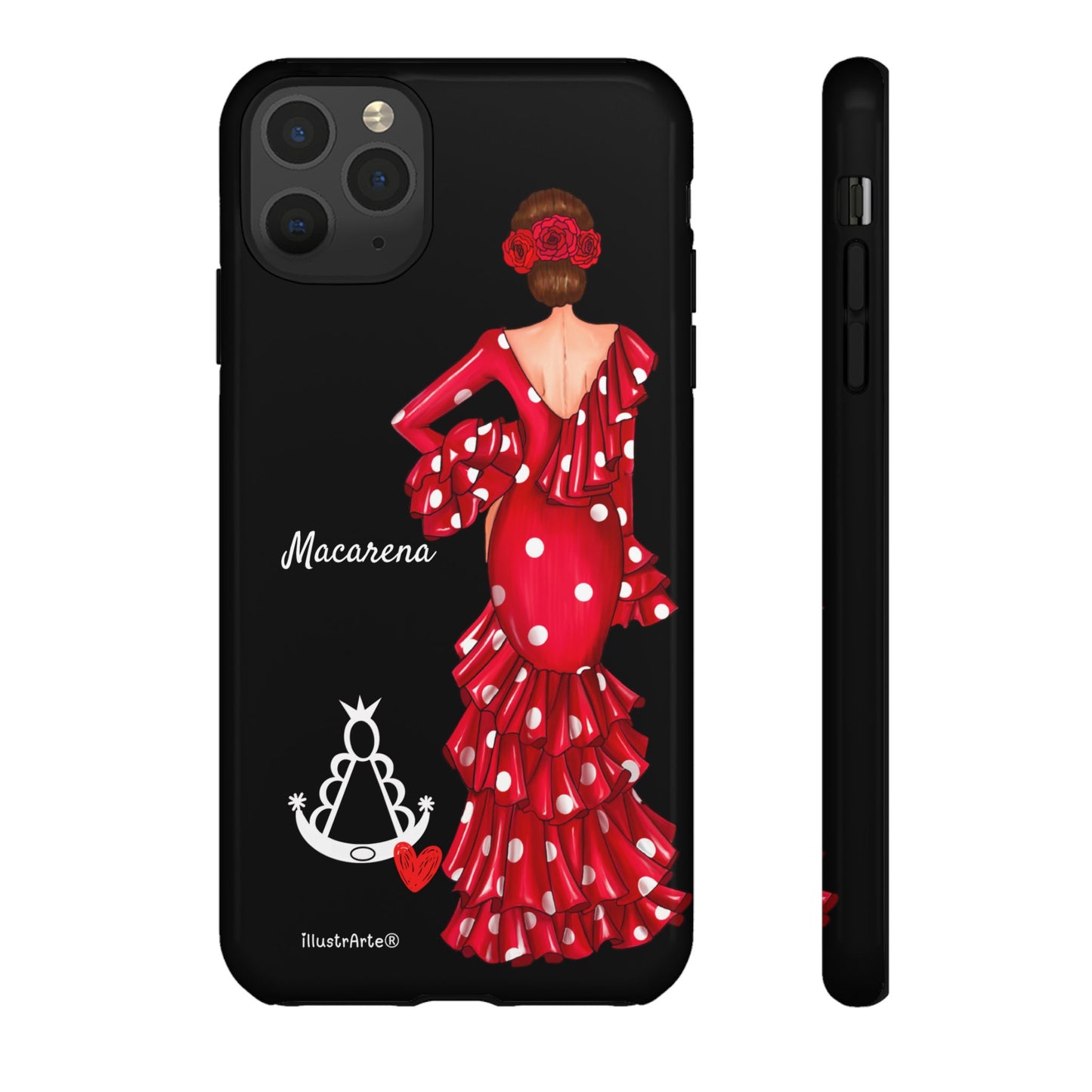 Macarena Custom Phone Case - Black - for iPhone, Samsung, Pixel