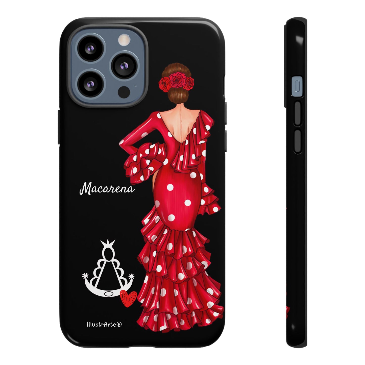 Macarena Custom Phone Case - Black - for iPhone, Samsung, Pixel
