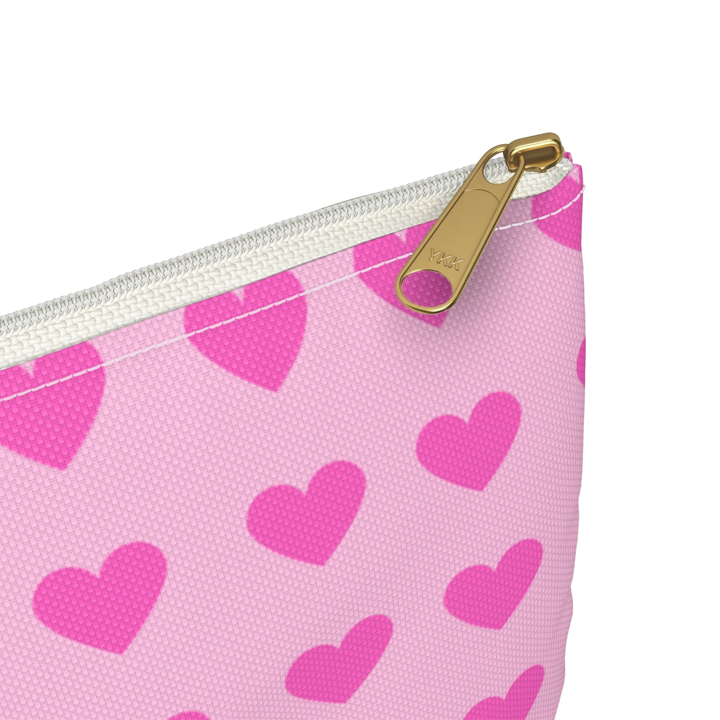 Ballet Dancer Customizable Washbag, pink dress and pink hearts. - IllustrArte