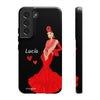 Funda de teléfono personalizable con nombre/bandera/Virgen - Modelo Lucía  Para iPhone, Samsung Y Google Pixel