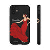 Funda de teléfono personalizable Candela fondo negro– iPhone, Samsung, Pixel