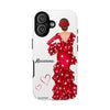 Funda de teléfono personalizable Macarena Blanco – para iPhone, Samsung, Pixel