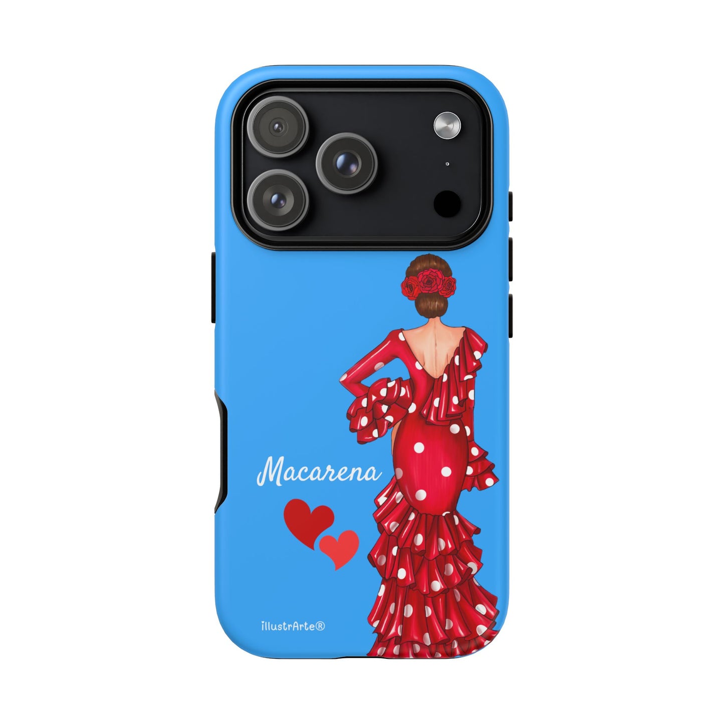 Personalized Macarena Blue Phone Case – for iPhone, Samsung, Pixel