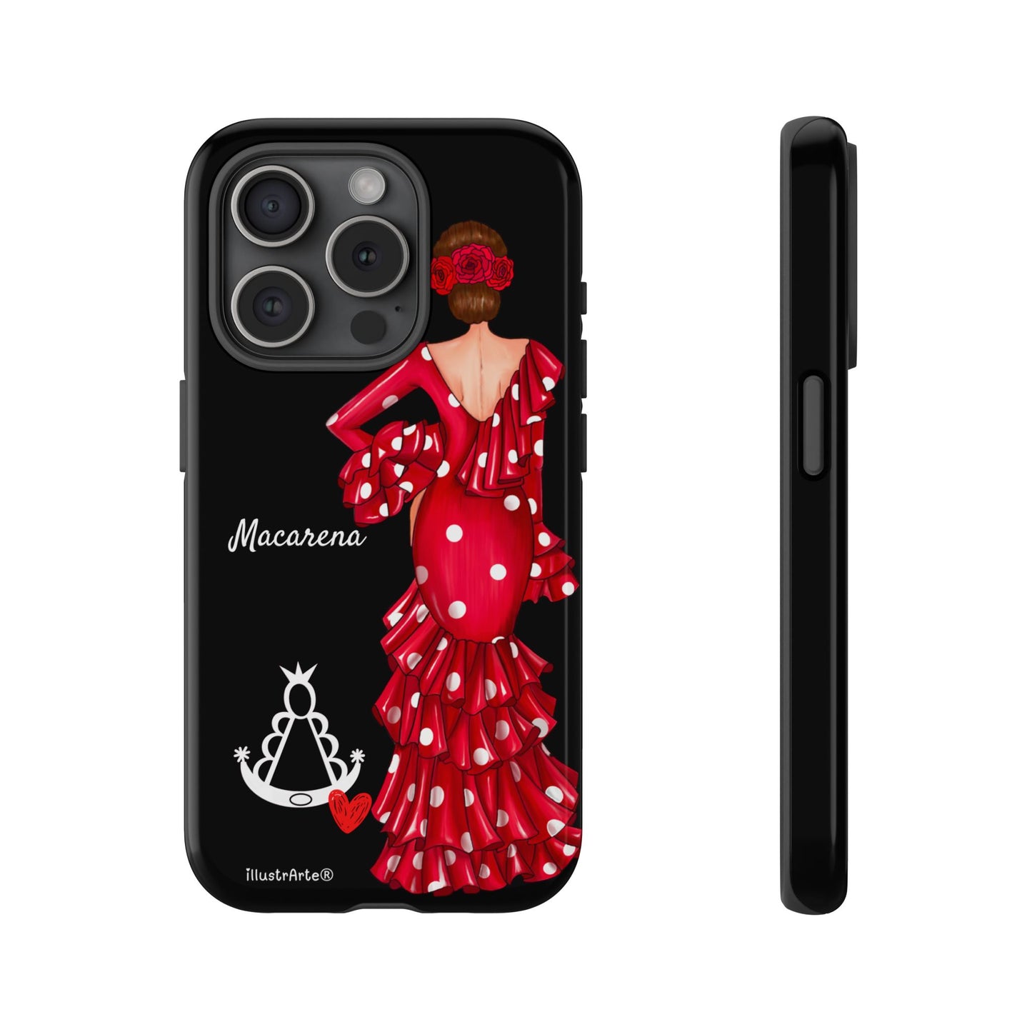 Macarena Custom Phone Case - Black - for iPhone, Samsung, Pixel