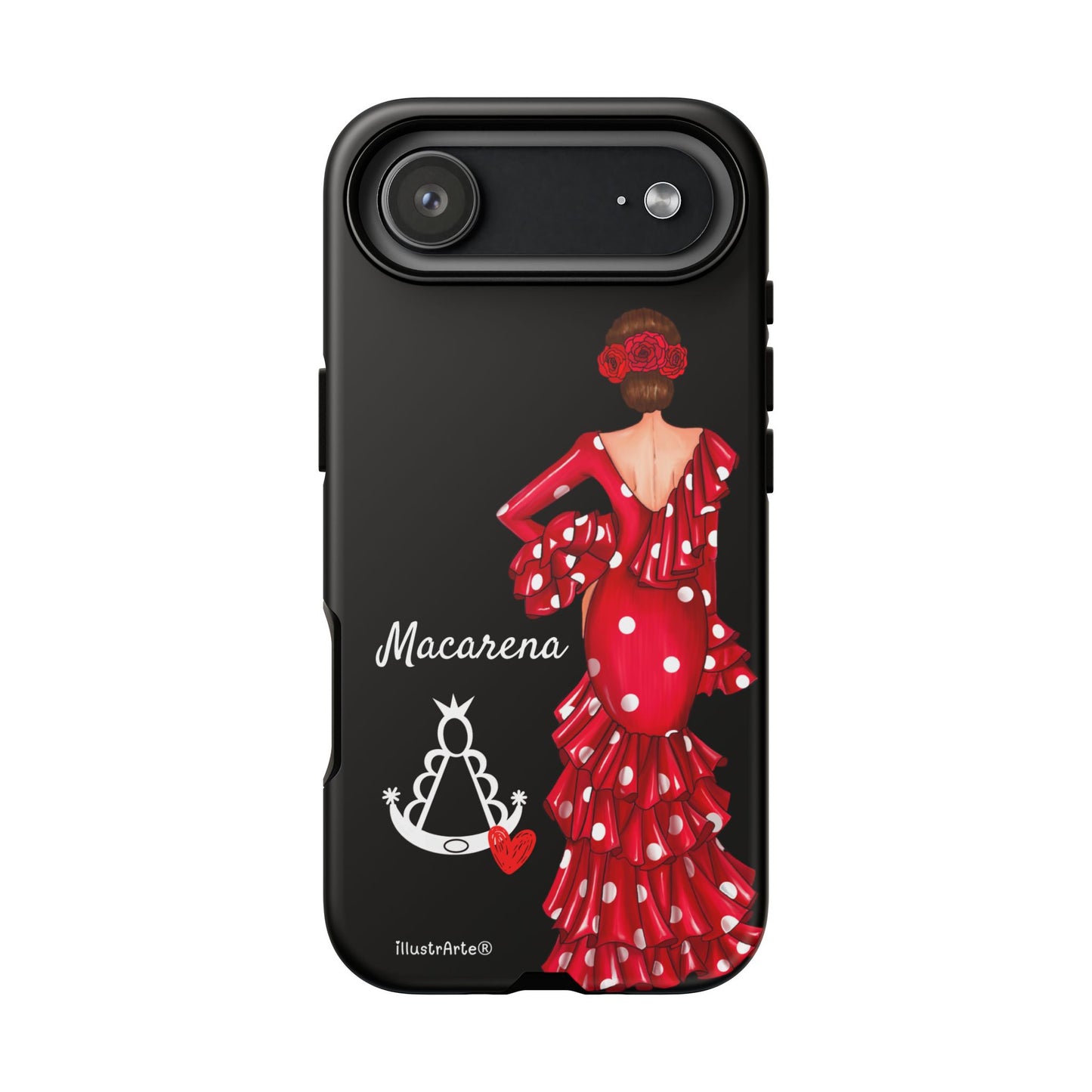 Macarena Custom Phone Case - Black - for iPhone, Samsung, Pixel