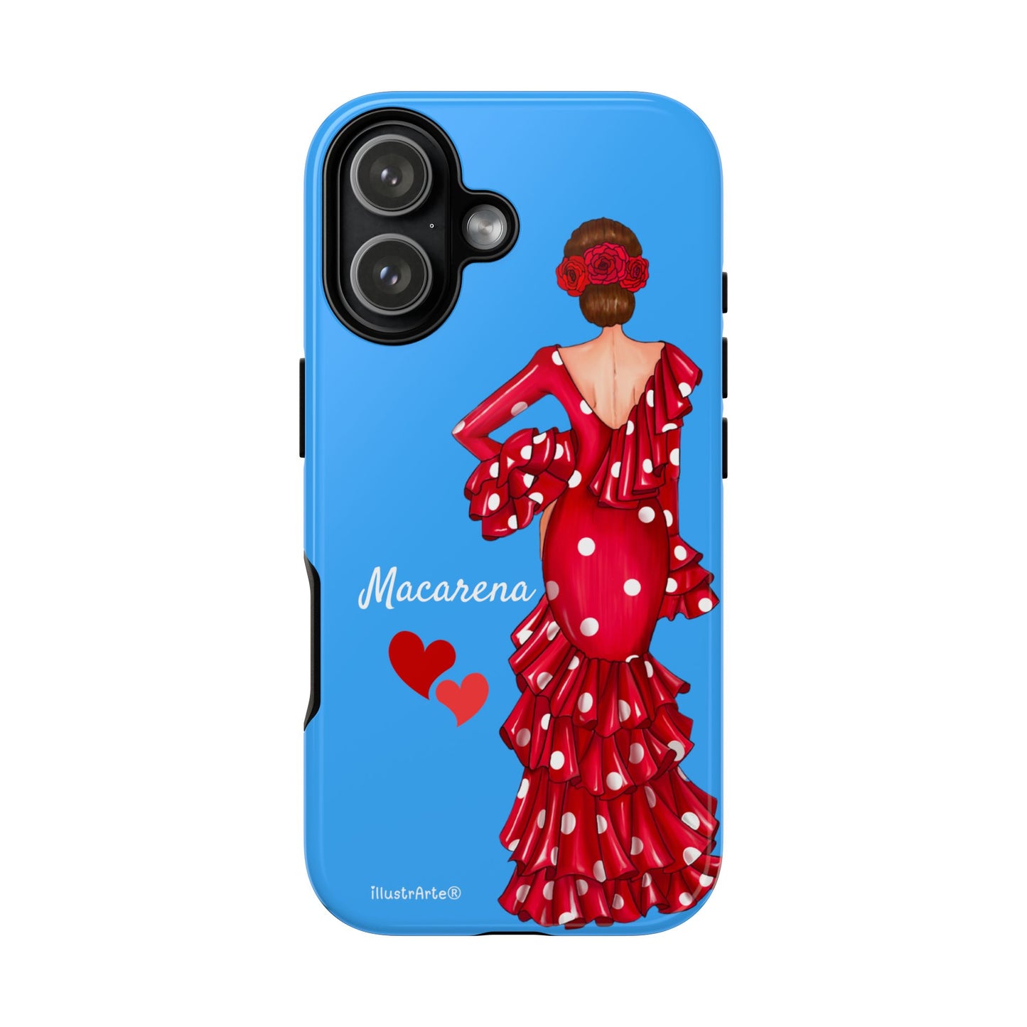 Personalized Macarena Blue Phone Case – for iPhone, Samsung, Pixel