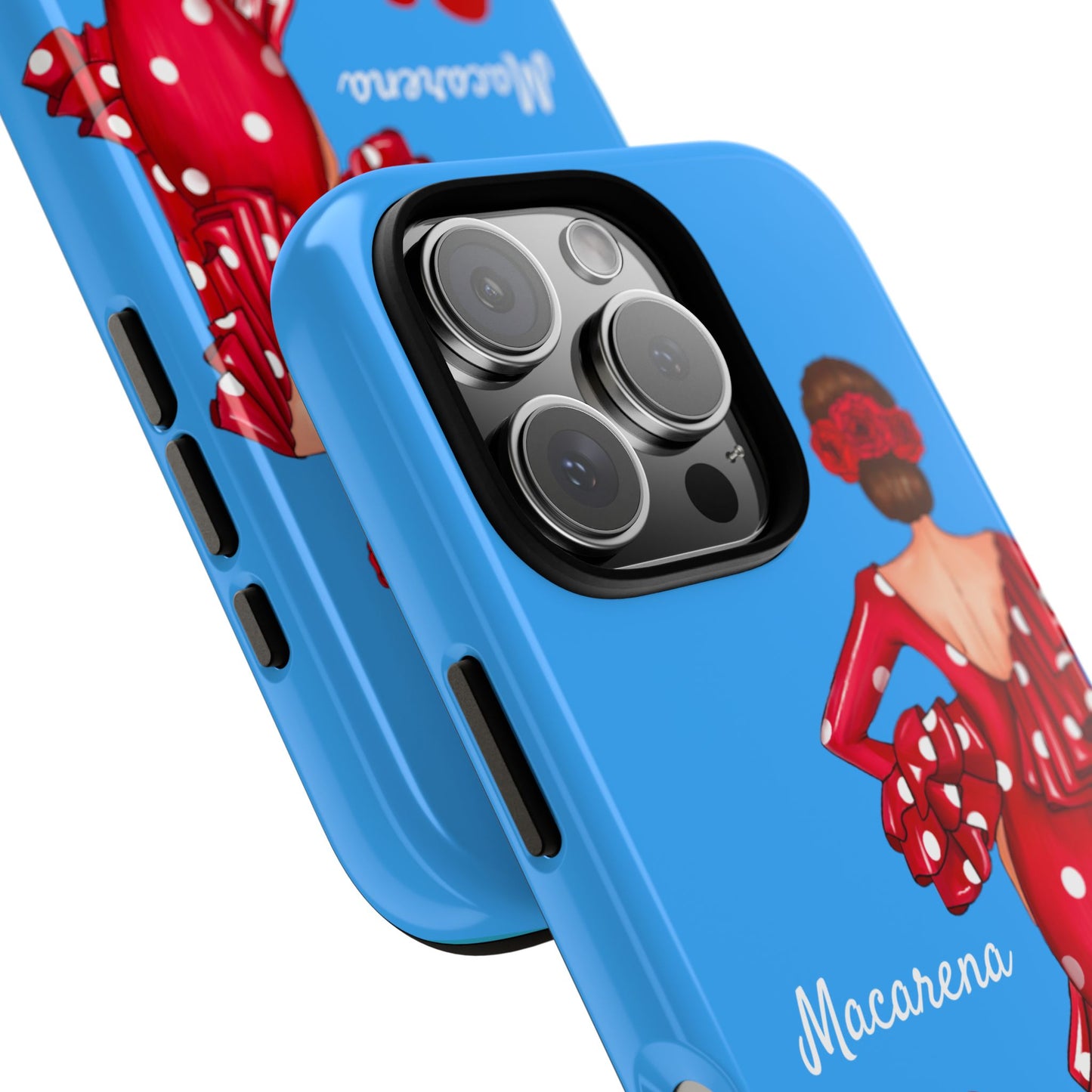 Personalized Macarena Blue Phone Case – for iPhone, Samsung, Pixel