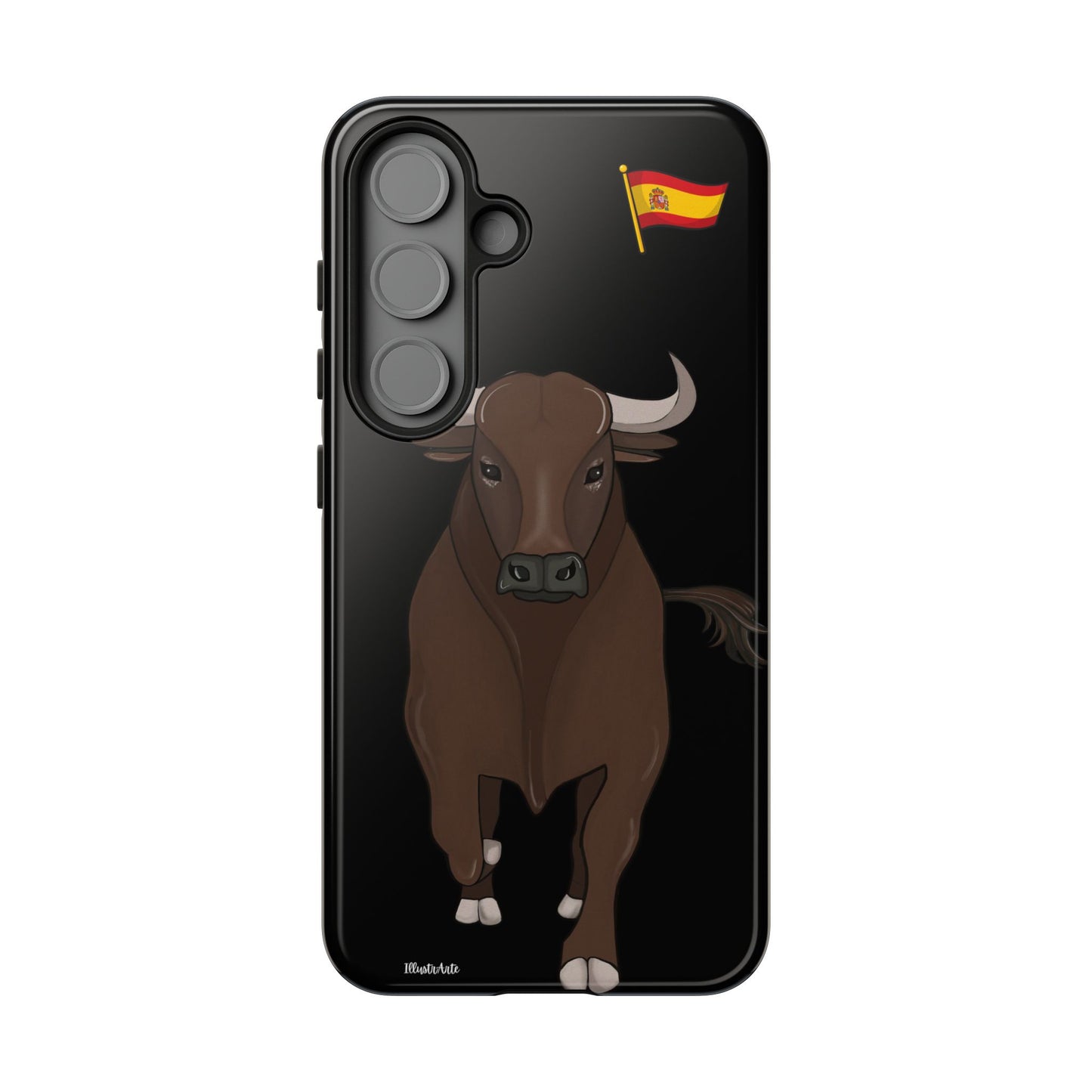 Funda de teléfono personalizable en una reunión, mostrando su usabilidad.
