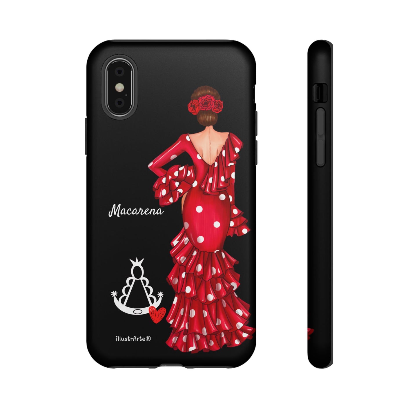 Macarena Custom Phone Case - Black - for iPhone, Samsung, Pixel