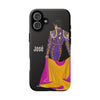 Personalized phone case featuring bullfighter José on a green background – for iPhone, Samsung, Pixel
