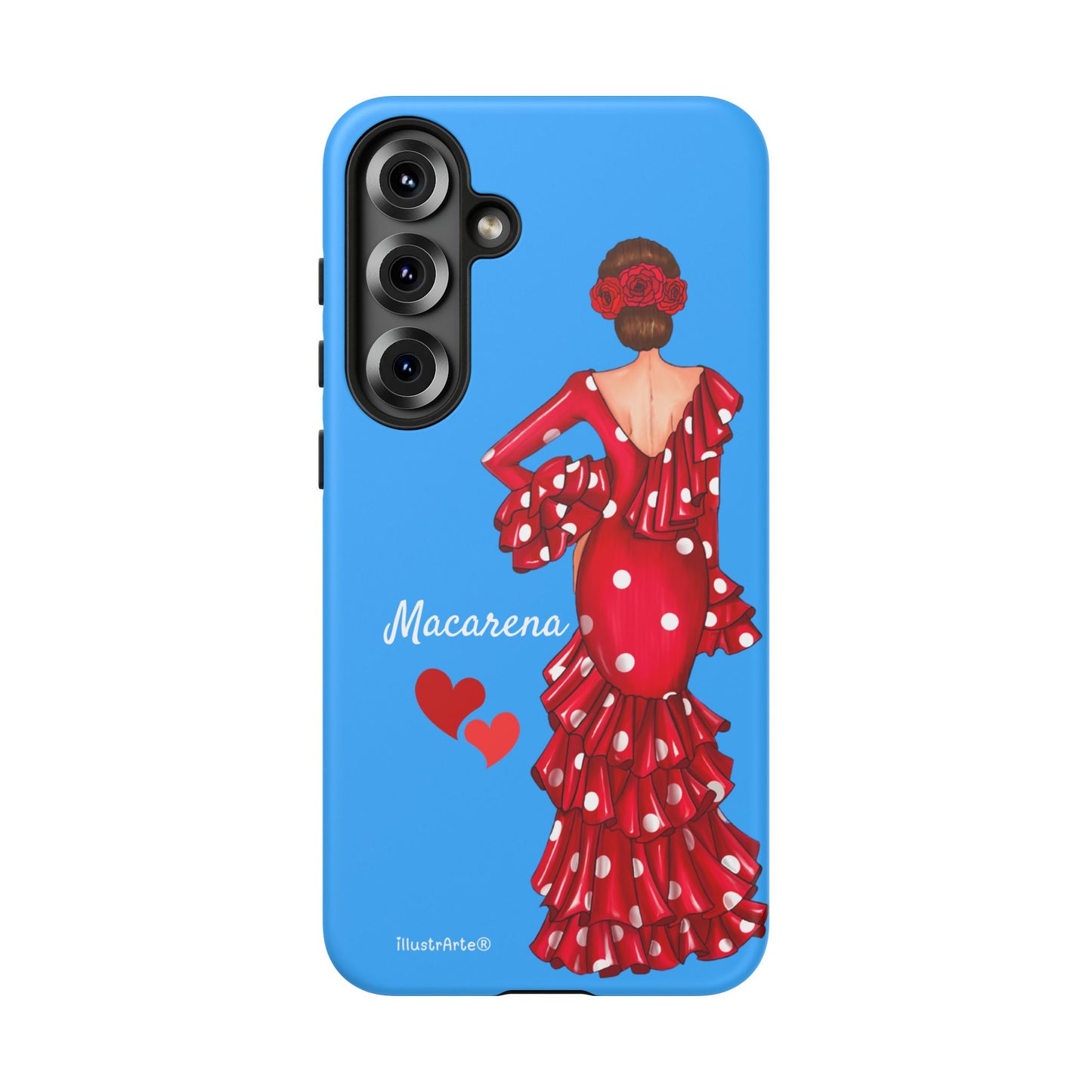 Personalized Macarena Blue Phone Case – for iPhone, Samsung, Pixel