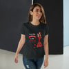 Camiseta Flamenca Personalizable “Pepa” – Diseño Flamenco Original – Camiseta Negra Mujer