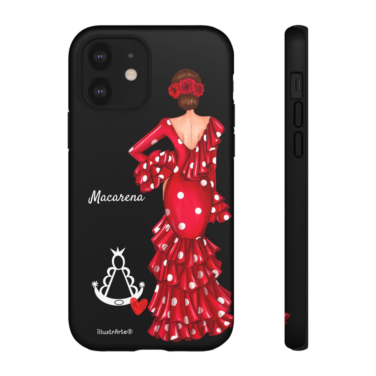 Macarena Custom Phone Case - Black - for iPhone, Samsung, Pixel