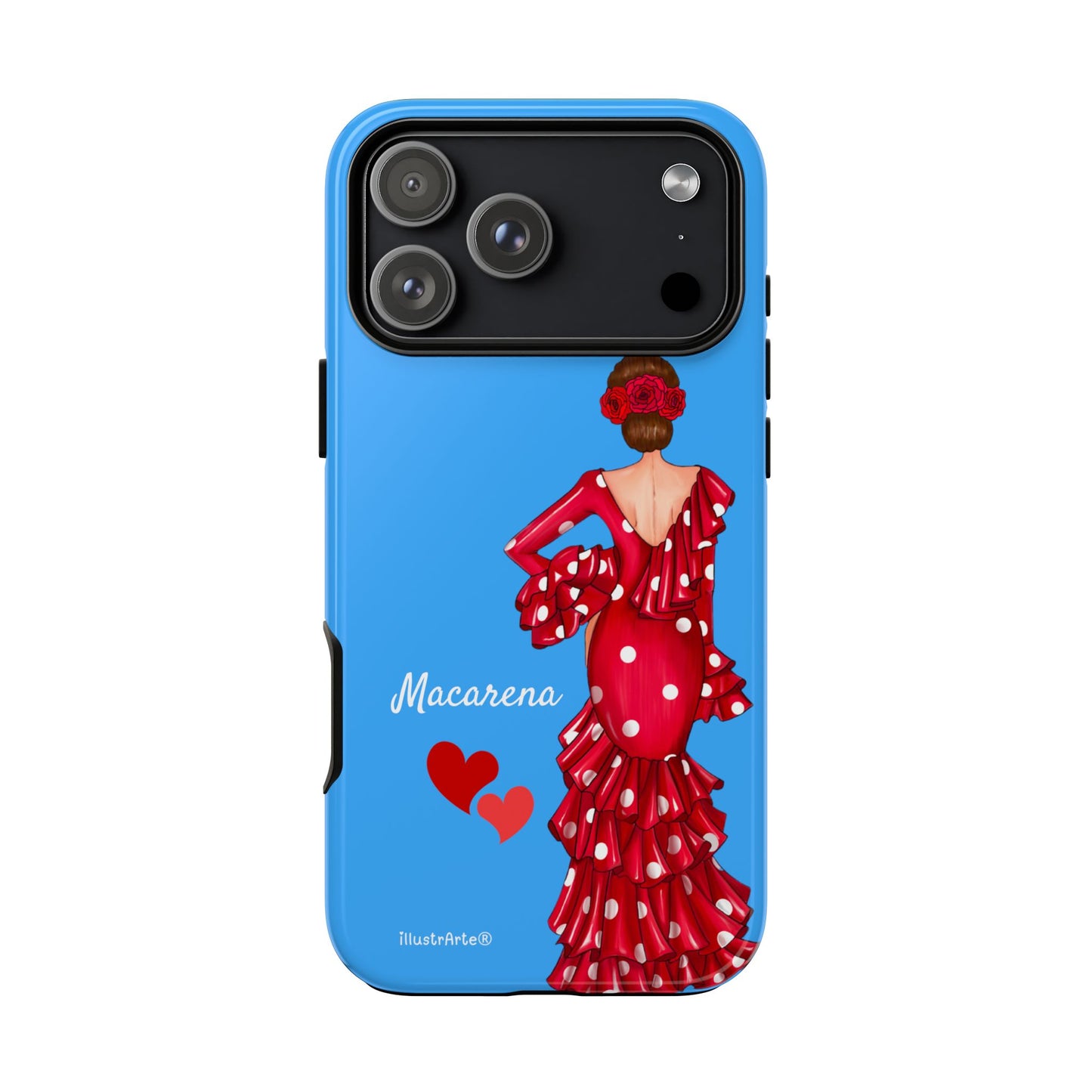 Personalized Macarena Blue Phone Case – for iPhone, Samsung, Pixel