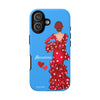 Funda de teléfono personalizable Macarena azul – para iPhone, Samsung, Pixel
