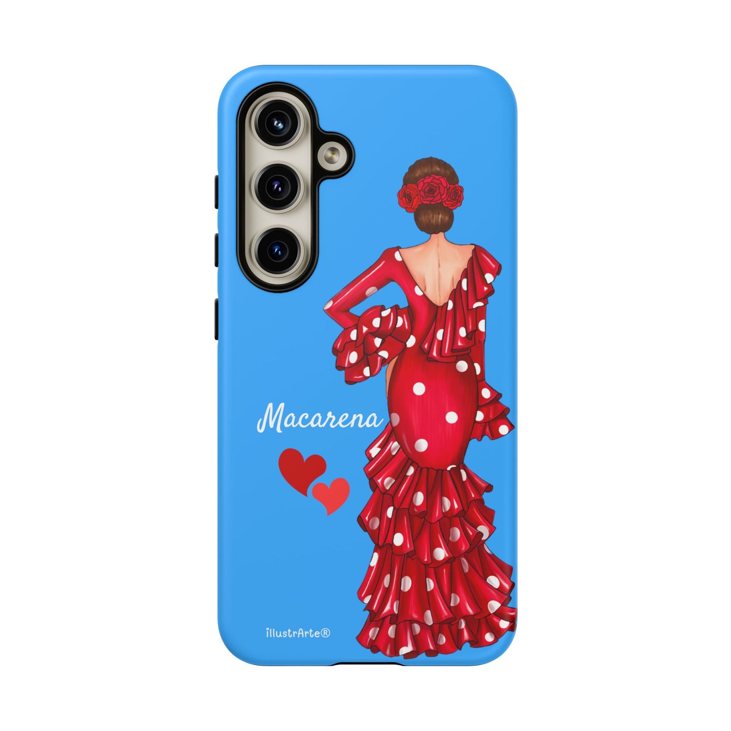 Personalized Macarena Blue Phone Case – for iPhone, Samsung, Pixel
