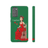 Funda de teléfono personalizable Cayetana fondo verde – para iPhone, Samsung, Pixel