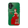 Funda de teléfono personalizable Cayetana fondo verde – para iPhone, Samsung, Pixel