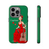 Funda de teléfono personalizable Cayetana fondo verde – para iPhone, Samsung, Pixel