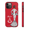 Funda de teléfono personalizable María blanco Virgen del Rocío – para iPhone, Samsung, Pixel