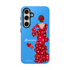 Funda de teléfono personalizable Macarena azul – para iPhone, Samsung, Pixel
