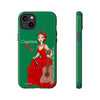 Funda de teléfono personalizable Cayetana fondo verde – para iPhone, Samsung, Pixel
