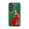Funda de teléfono personalizable Cayetana fondo verde – para iPhone, Samsung, Pixel