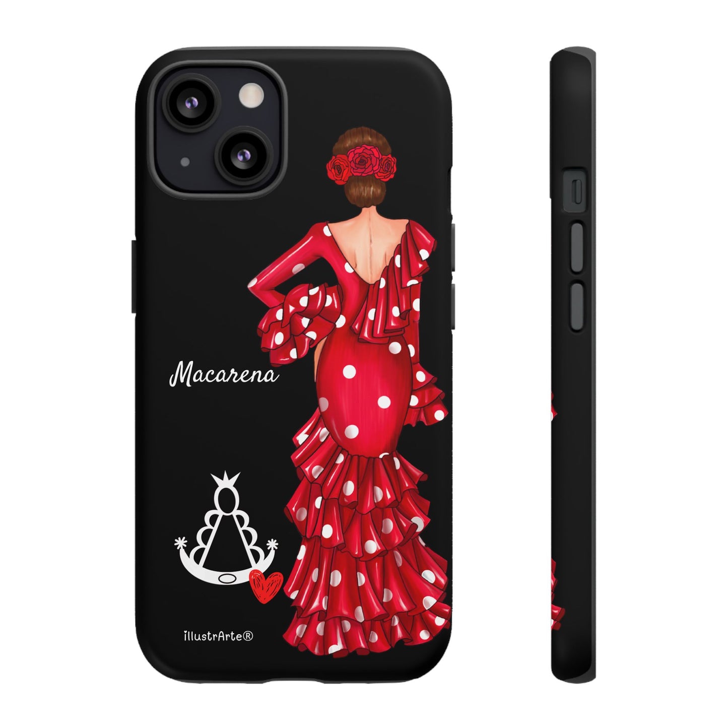 Macarena Custom Phone Case - Black - for iPhone, Samsung, Pixel