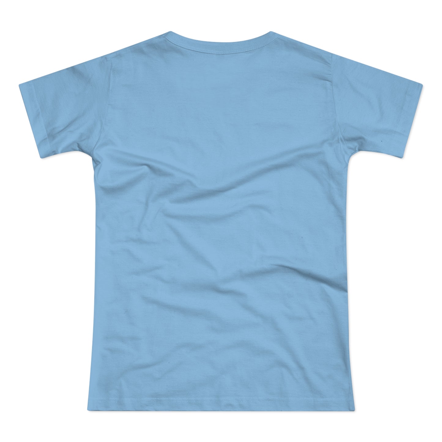 a blue t - shirt on a white background