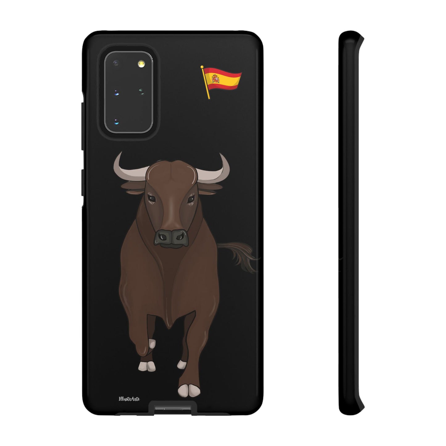 Funda de teléfono personalizable con diseño llamativo, mostrando su atractivo y uso.