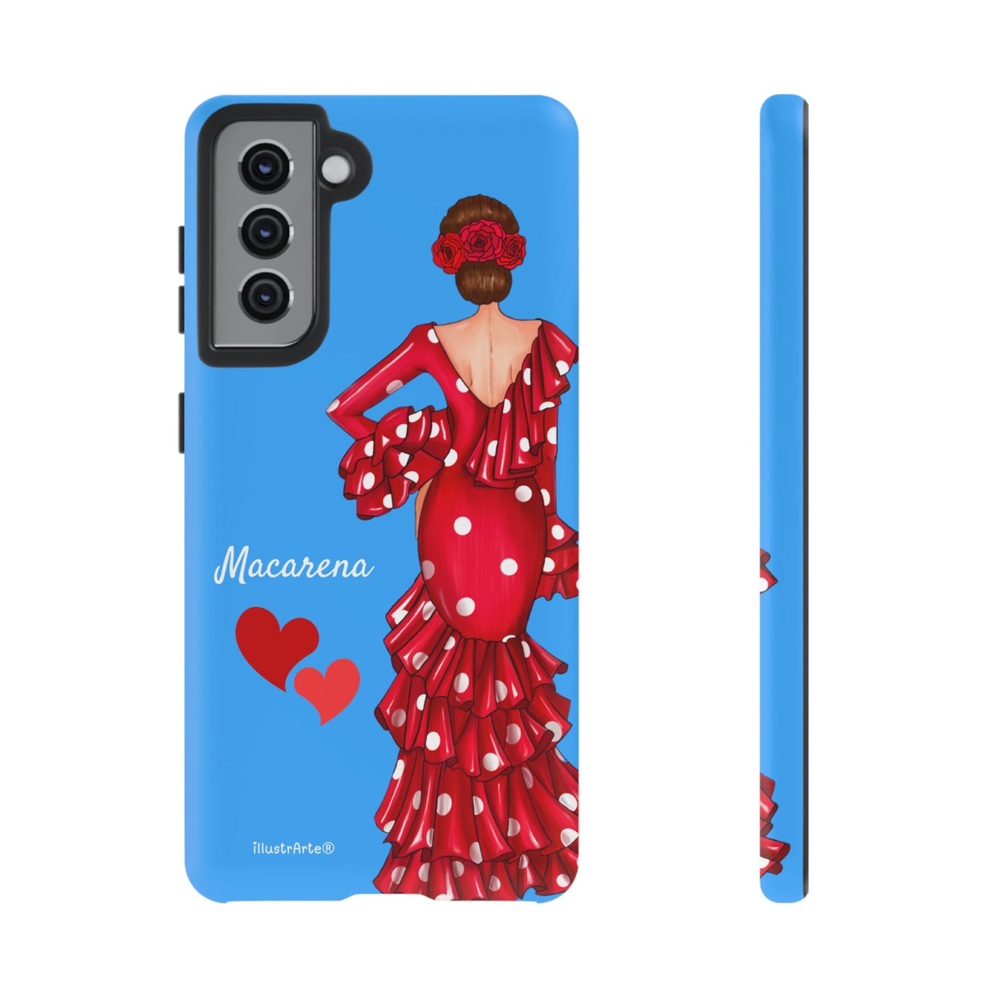 Personalized Macarena Blue Phone Case – for iPhone, Samsung, Pixel