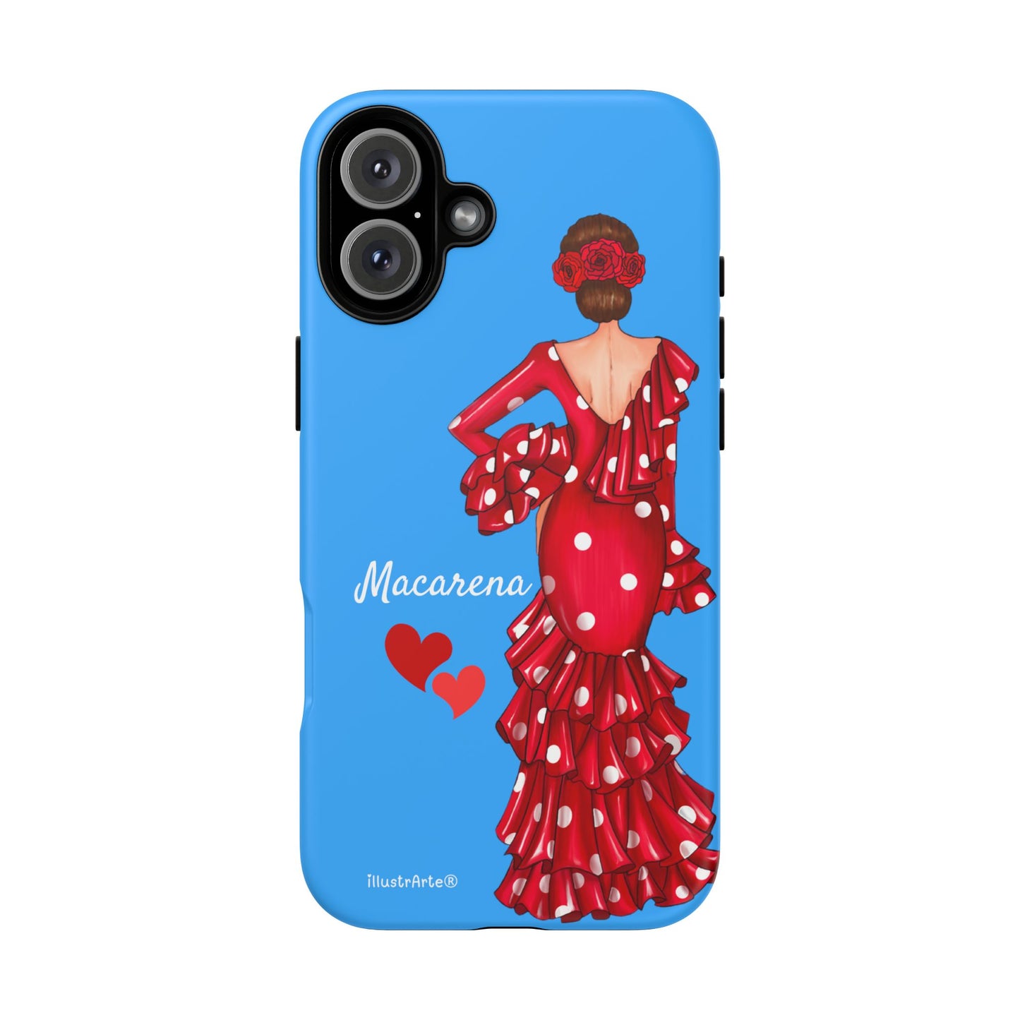 Personalized Macarena Blue Phone Case – for iPhone, Samsung, Pixel