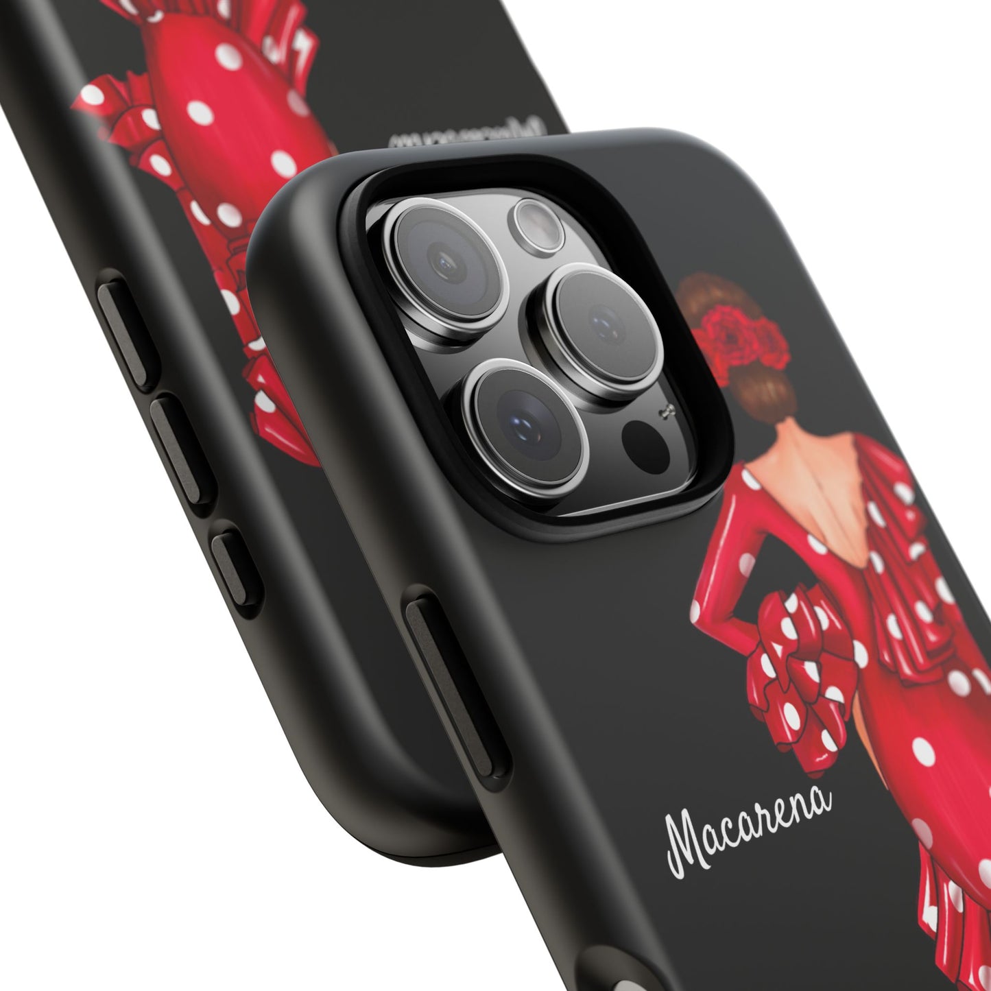 Macarena Custom Phone Case - Black - for iPhone, Samsung, Pixel