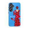 Funda de teléfono personalizable Macarena azul – para iPhone, Samsung, Pixel