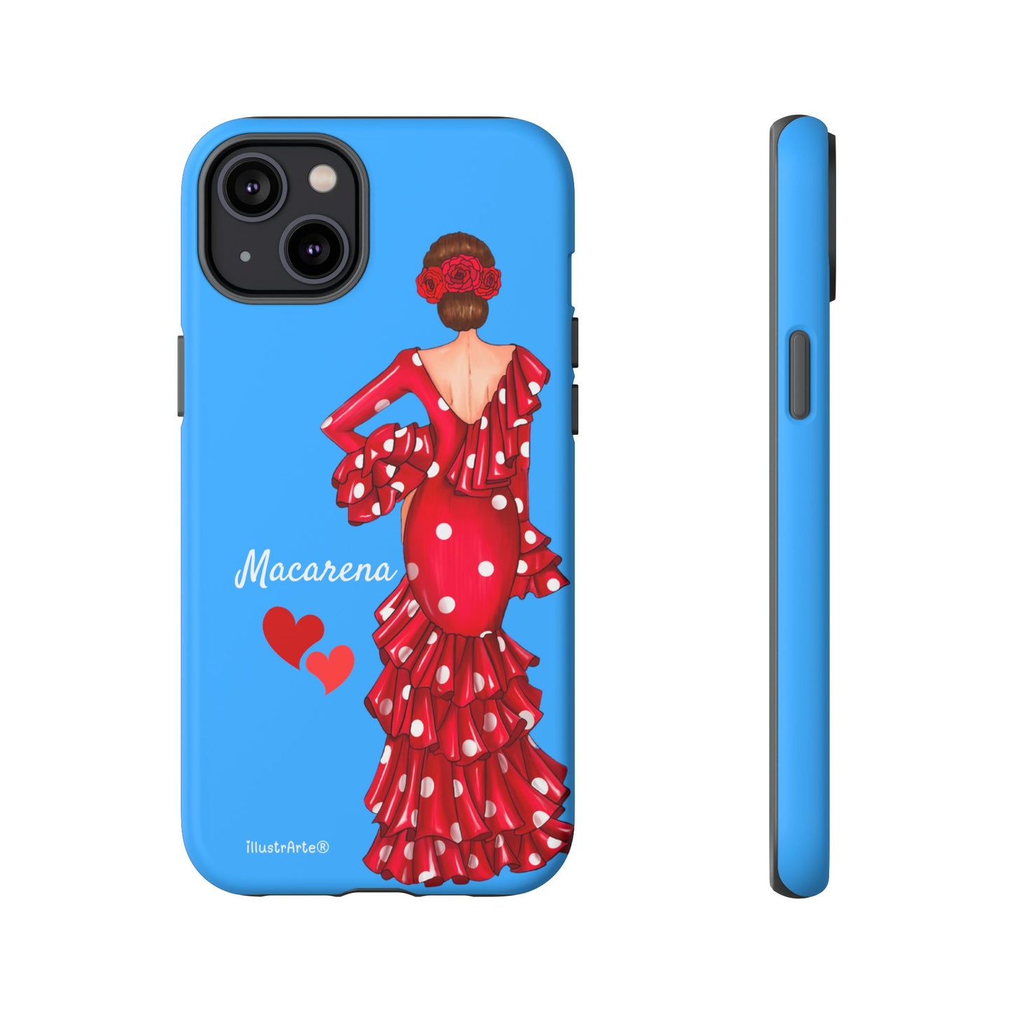 Personalized Macarena Blue Phone Case – for iPhone, Samsung, Pixel