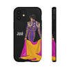 Personalized phone case featuring bullfighter José on a green background – for iPhone, Samsung, Pixel