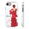 Funda de teléfono personalizable Macarena Blanco – para iPhone, Samsung, Pixel