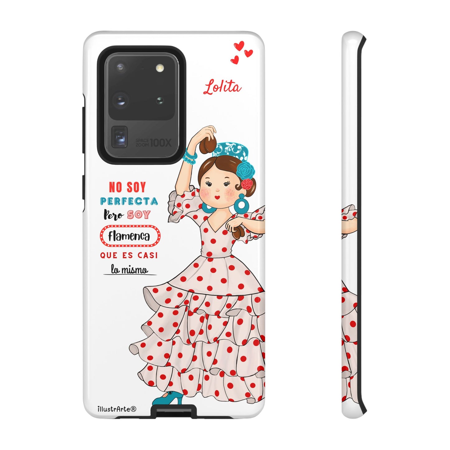 Custom Seashell Phone Case on Black Background – for iPhone, Samsung, Pixel